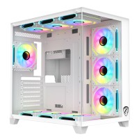 PC Power ICEBERG V3 White 650W With PSU AND 10 FANS